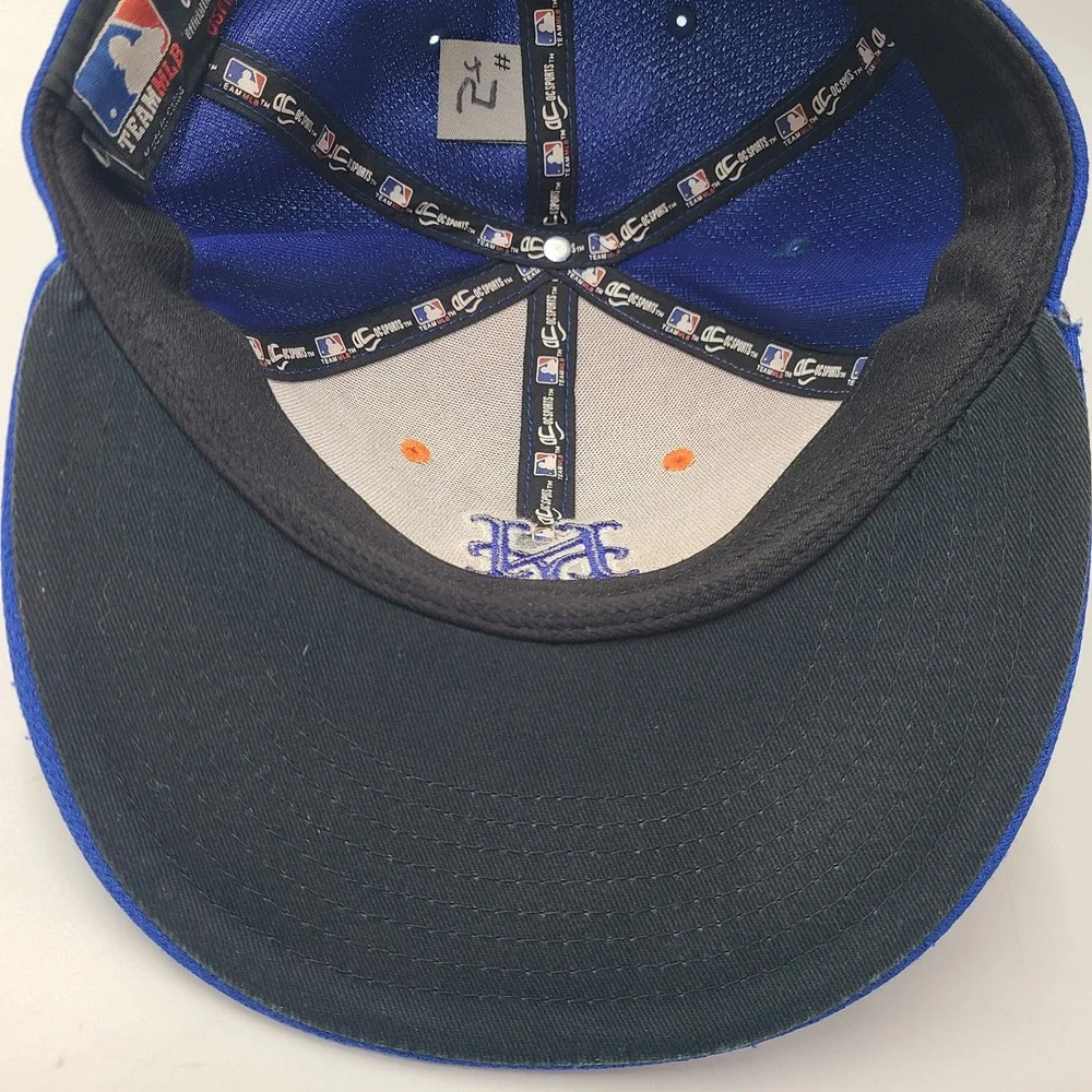 New York Mets Hat Adjustable OC Sports Orange Blue MLB Baseball Polyester‎ Men